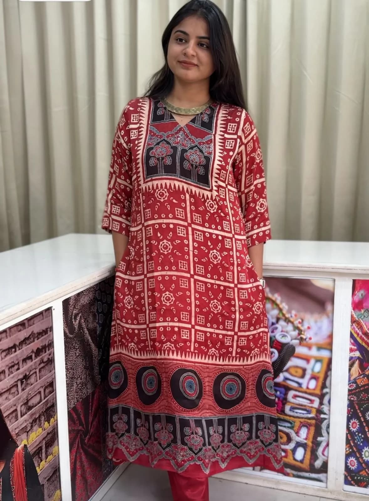 Cotton Pink Kurti - image 1